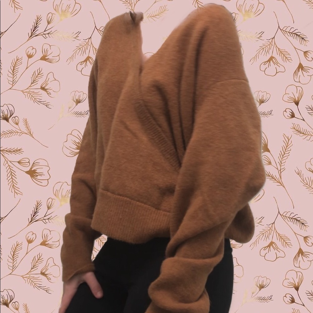Madewell Super Soft Wrap-Front Pullover Sweater